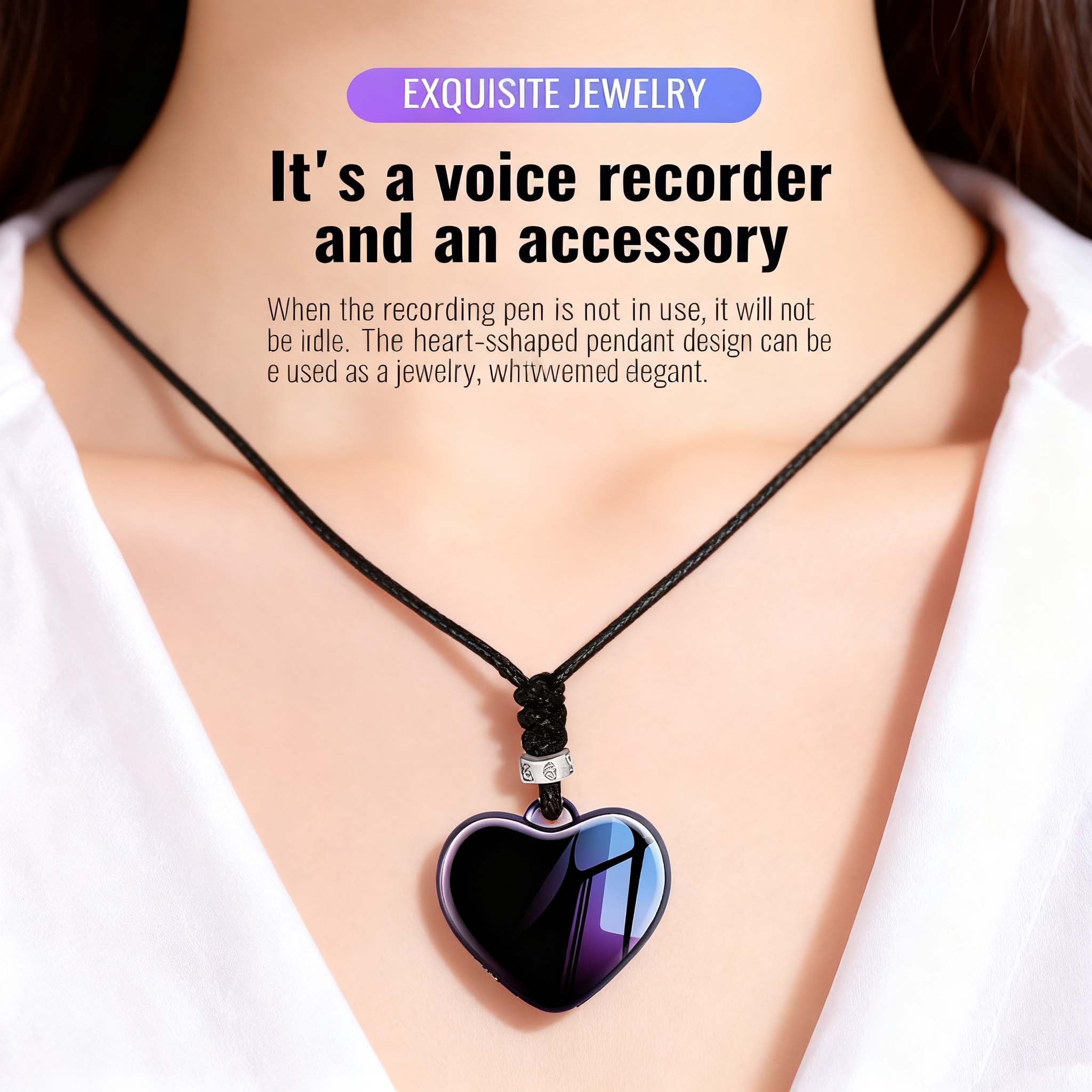 Heart-shaped recorder